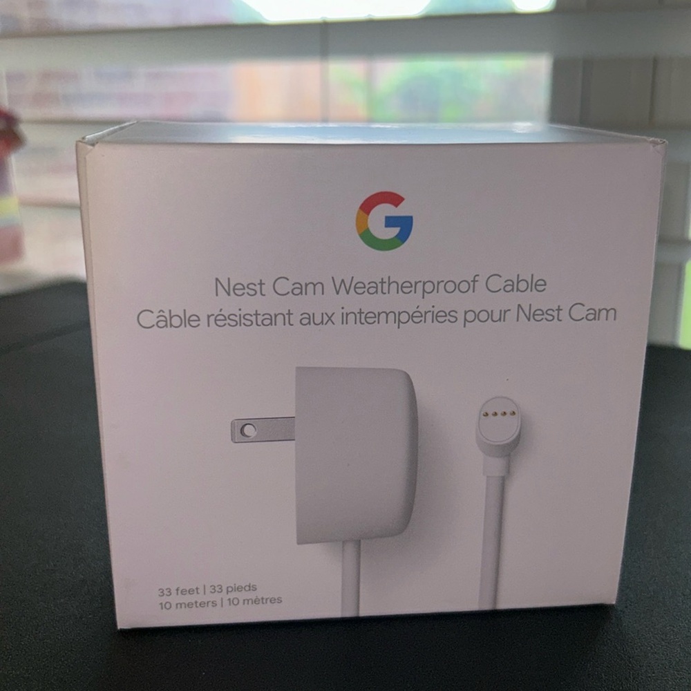 Google Nest Cam Weatherproof Cable